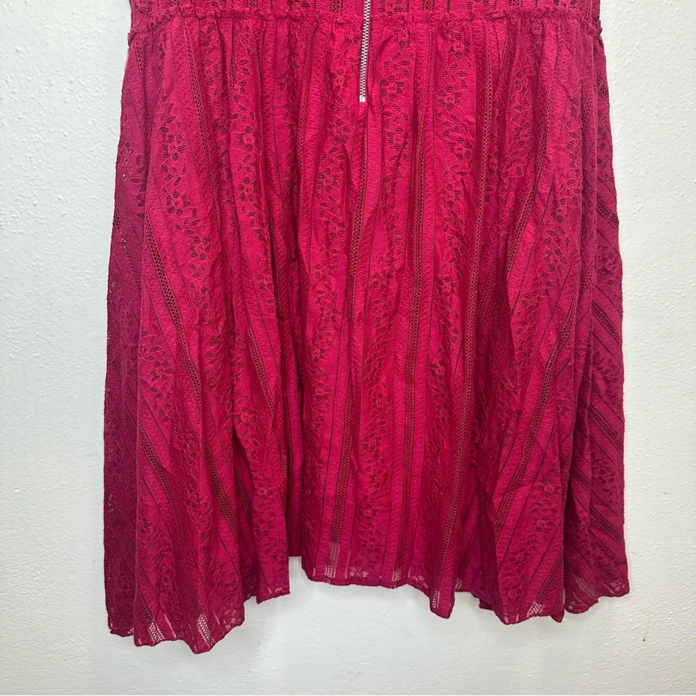 Free People Tu Es La Lace Mini Dress Size Medium